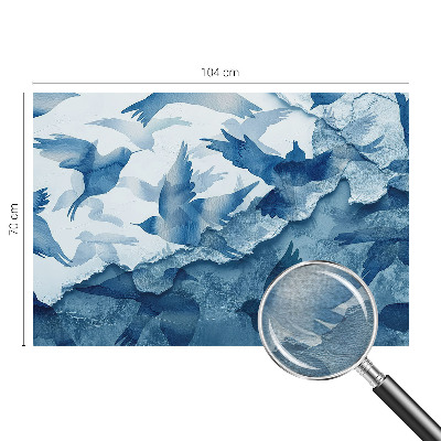 Naadloos fotobehang Dynamische vogels