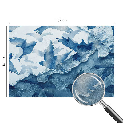 Naadloos fotobehang Dynamische vogels