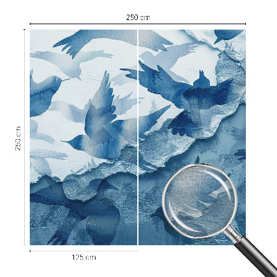 Naadloos fotobehang Dynamische vogels