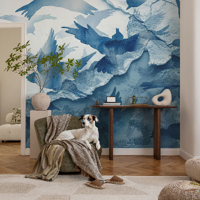 Naadloos fotobehang Dynamische vogels