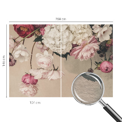 Fotobehang naadloos Romantische bloemen