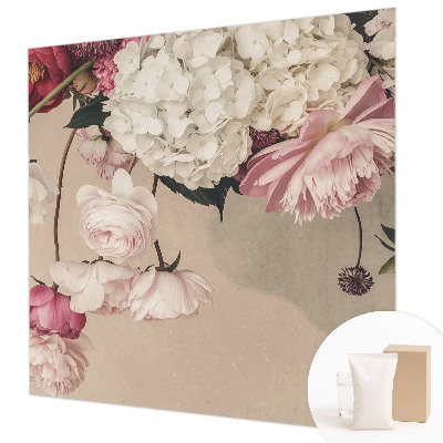 Fotobehang naadloos Romantische bloemen