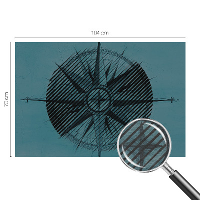 Fotobehang woonkamer Scheepskompas