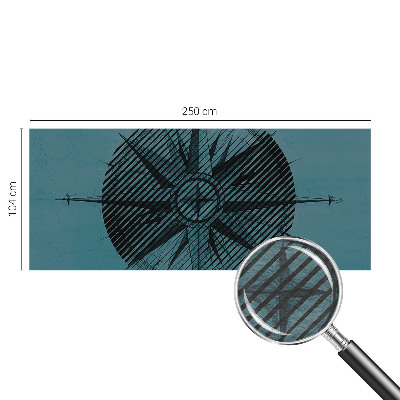 Fotobehang woonkamer Scheepskompas