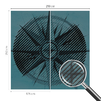 Fotobehang woonkamer Scheepskompas