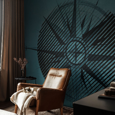 Fotobehang woonkamer Scheepskompas