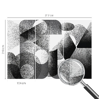 Fotobehang voor slaapkamer Geometrische vormen