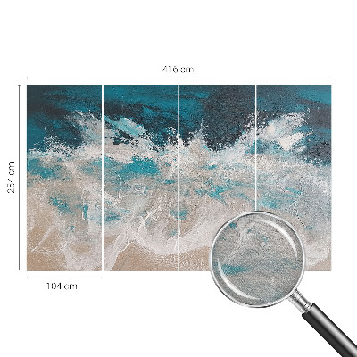 Fotobehang voor de slaapkamer Oceaangolven