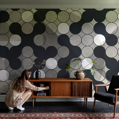 Modern fotobehang Geometrische cirkels