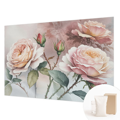 Premium fotobehang Pastel rozen