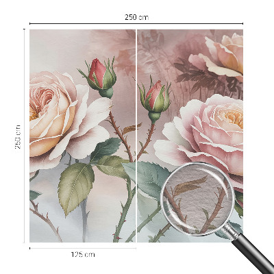 Premium fotobehang Pastel rozen