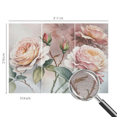 Premium fotobehang Pastel rozen