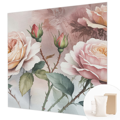 Premium fotobehang Pastel rozen
