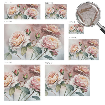 Premium fotobehang Pastel rozen