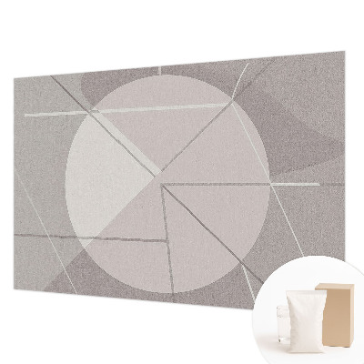 Luxe fotobehang met een abstract geometrisch patroon