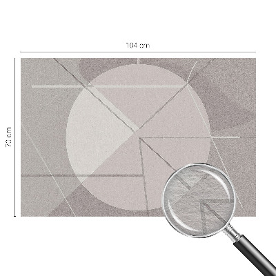 Luxe fotobehang met een abstract geometrisch patroon