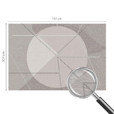 Luxe fotobehang met een abstract geometrisch patroon
