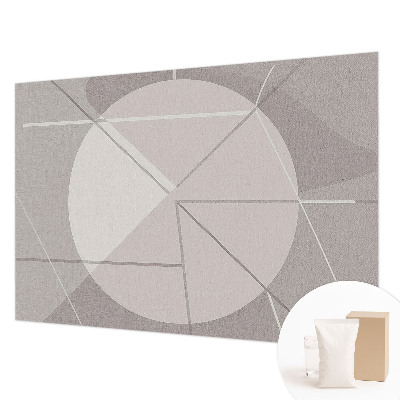Luxe fotobehang met een abstract geometrisch patroon