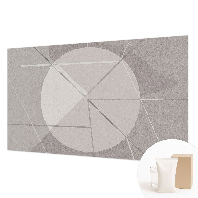 Luxe fotobehang met een abstract geometrisch patroon