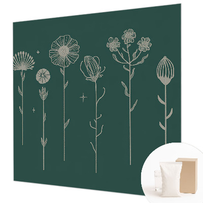 Hoogwaardig fotobehang Subtiele bloemen