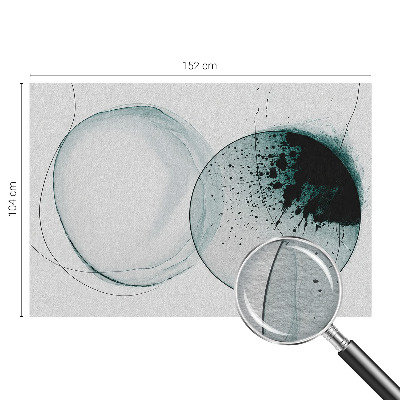 Sfeervol fotobehang Groene cirkels