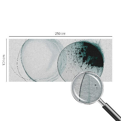 Sfeervol fotobehang Groene cirkels