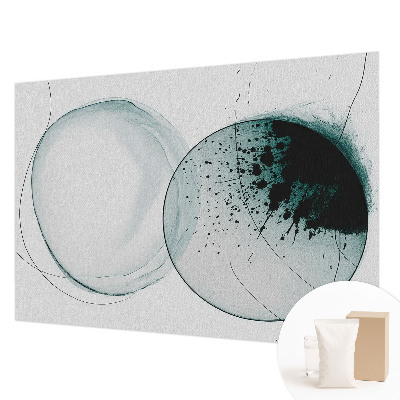 Sfeervol fotobehang Groene cirkels