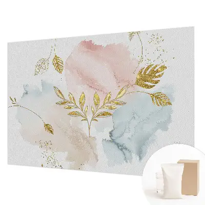 Uniek fotobehang met botanische print