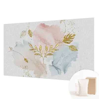 Uniek fotobehang met botanische print