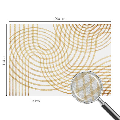 Groot fotobehang met een geometrische weefstructuur