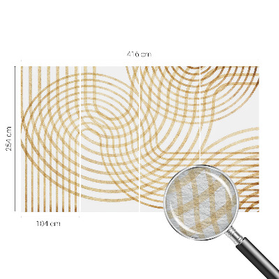 Groot fotobehang met een geometrische weefstructuur