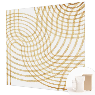 Groot fotobehang Geometrische weefsels