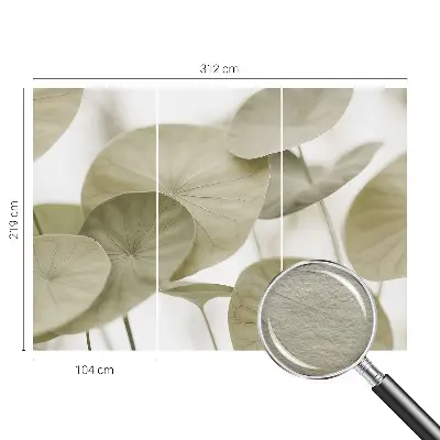 Vliesbehang fotobehang woonkamer in natuurlijke stijl voor een elegante woonkamersetting