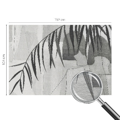 Fotobehang vliesbehang met een abstracte palmboom