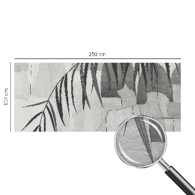 Fotobehang vliesbehang met een abstracte palmboom