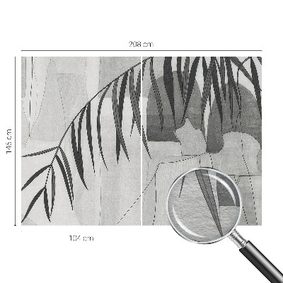 Fotobehang vliesbehang Abstracte palmboom