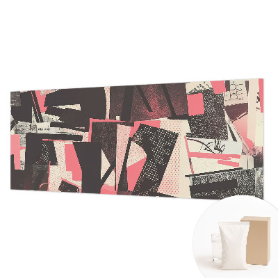 Fotobehang vlies met een geometrische collage