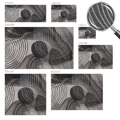 Fotobehang met een ontwerp 'Harmonie van vormen'