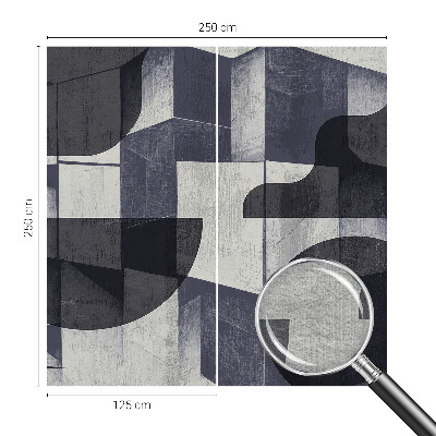 Muur behang Geometrische symmetrie