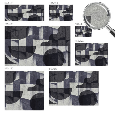 Muur behang Geometrische symmetrie