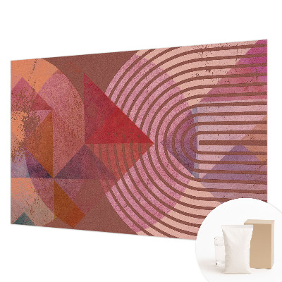 Fotobehang op maat met abstracte vormen