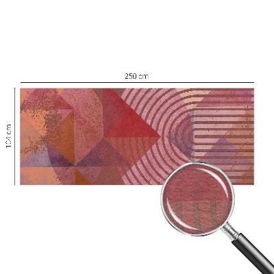Fotobehang op maat met abstracte vormen