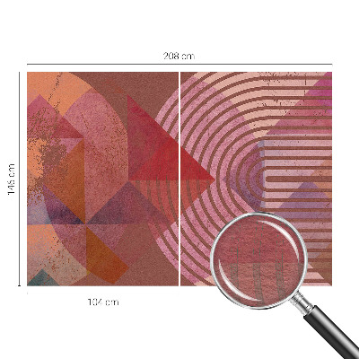 Fotobehang op maat Abstracte vormen