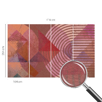 Fotobehang op maat Abstracte vormen