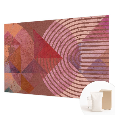 Fotobehang op maat met abstracte vormen