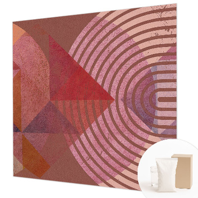 Fotobehang op maat met abstracte vormen