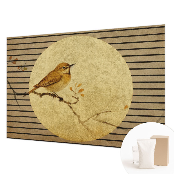 Behang met print Harmonievogel