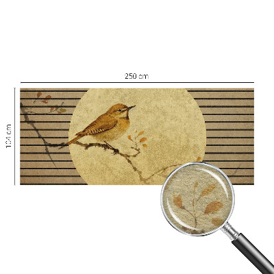 Behang met print Harmonievogel