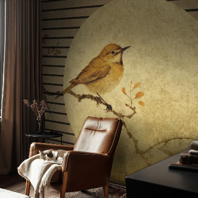 Behang met print Harmonievogel