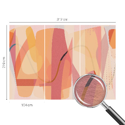 Fotobehang voor de woonkamer Kleurrijke abstractie